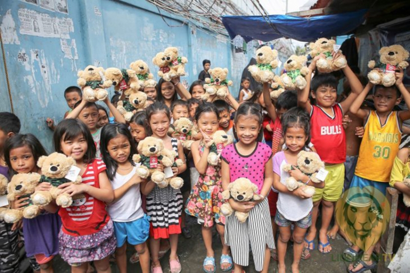 OVOH charity project - Bears of Joy brings happiness to children.